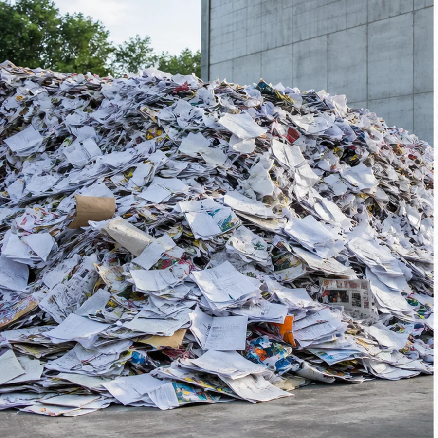 Carta da macero e materiali cellulosici provenienti da produzioni industriali