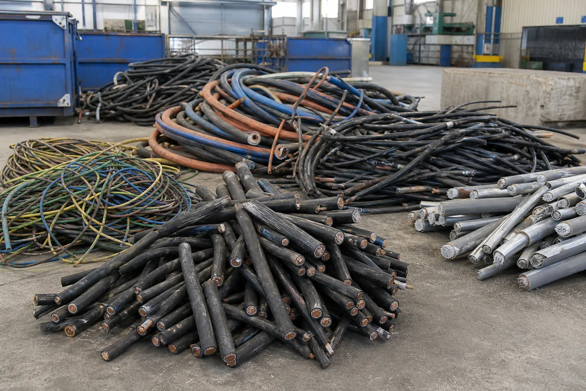 Cavi elettrici in rame e alluminio selezionati per tipologia
